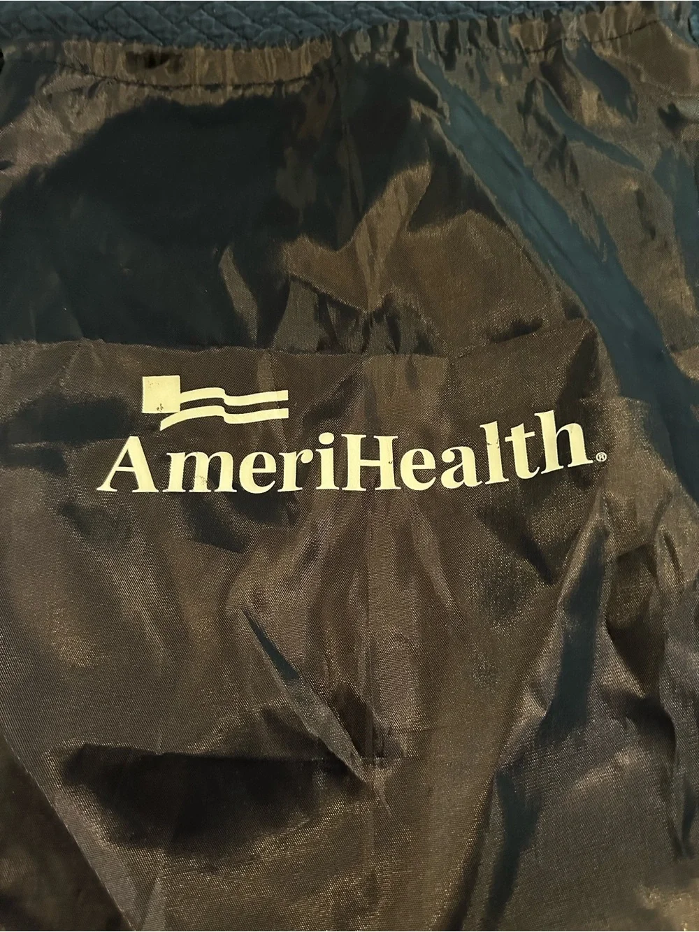 Black Drawstring Gym Bag AmeriHealth